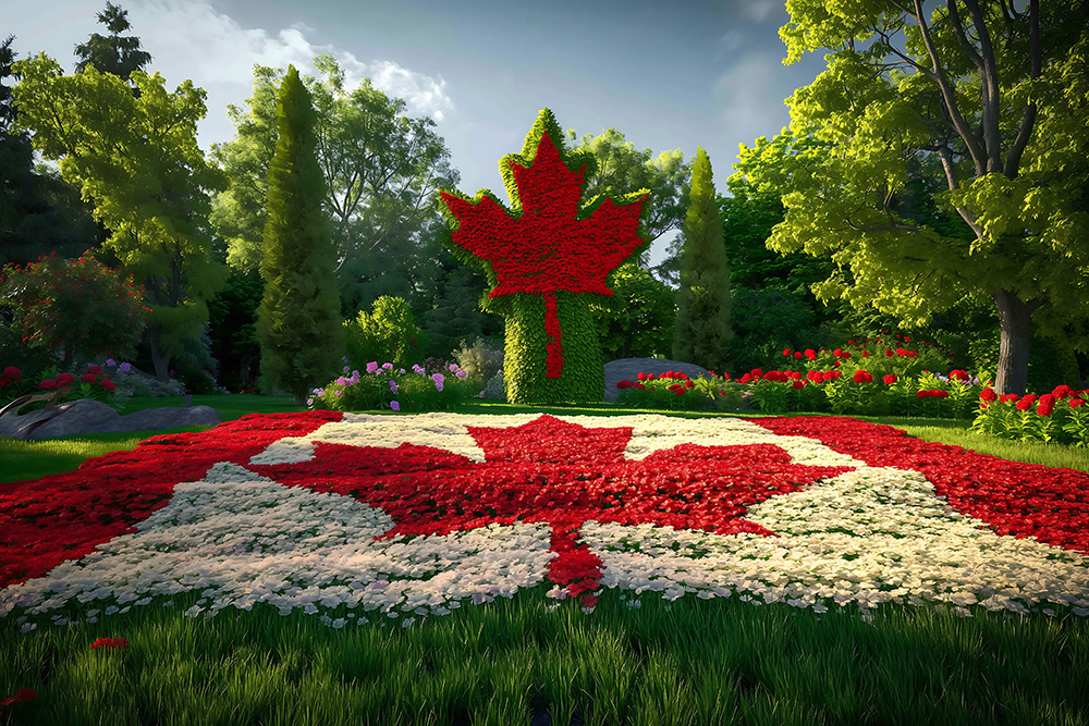 canada-day-celebration-with-maple-leaf-symbol